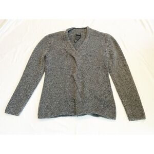 Eileen Fisher Sweater Womens XSmall Gray Mohair Blend Lightweight